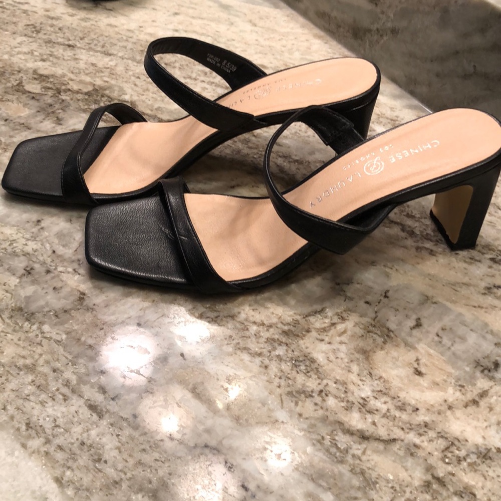 Chinese Laundry strap sandal.